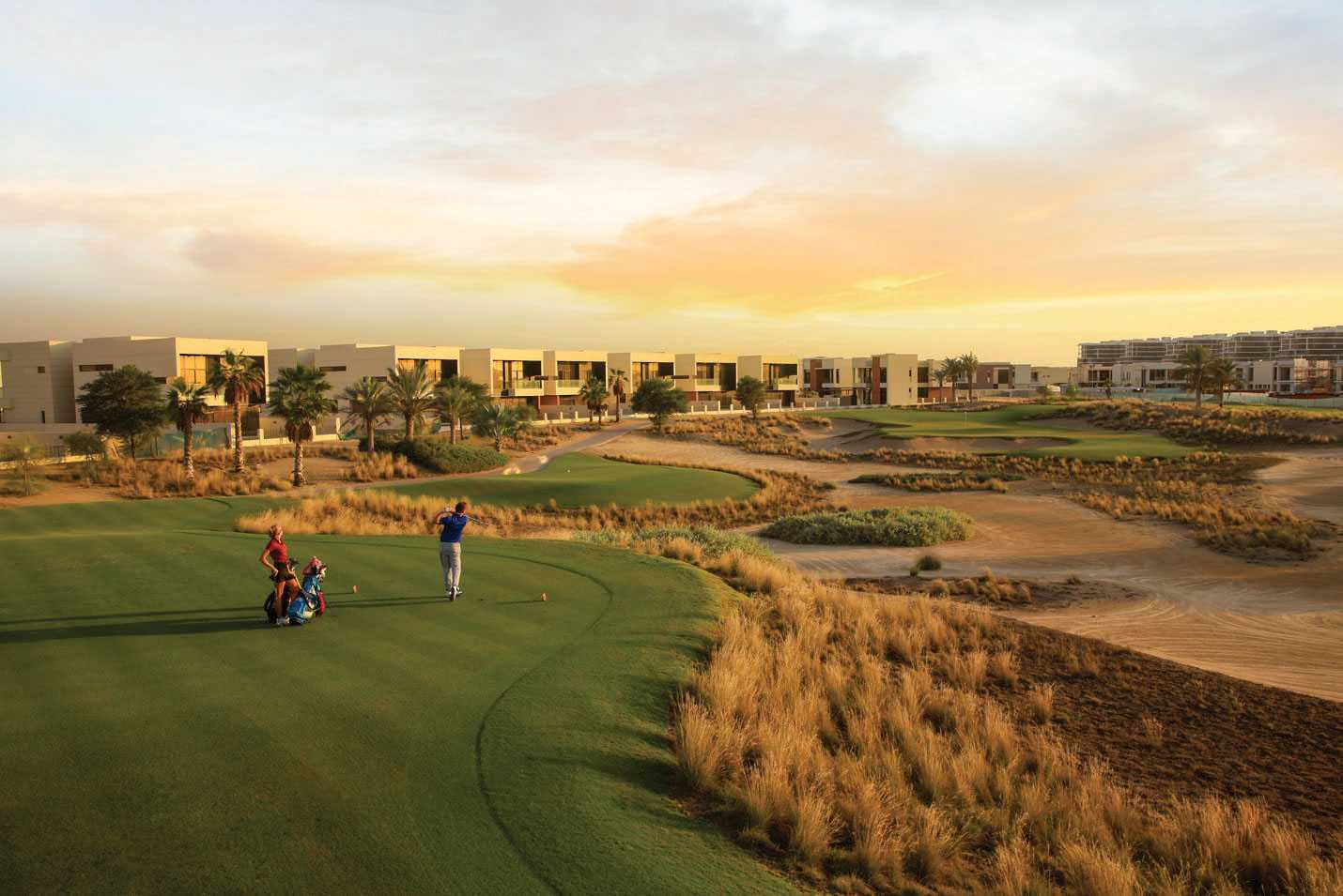 Luxury villas and golf course at DAMAC Hills Dubai